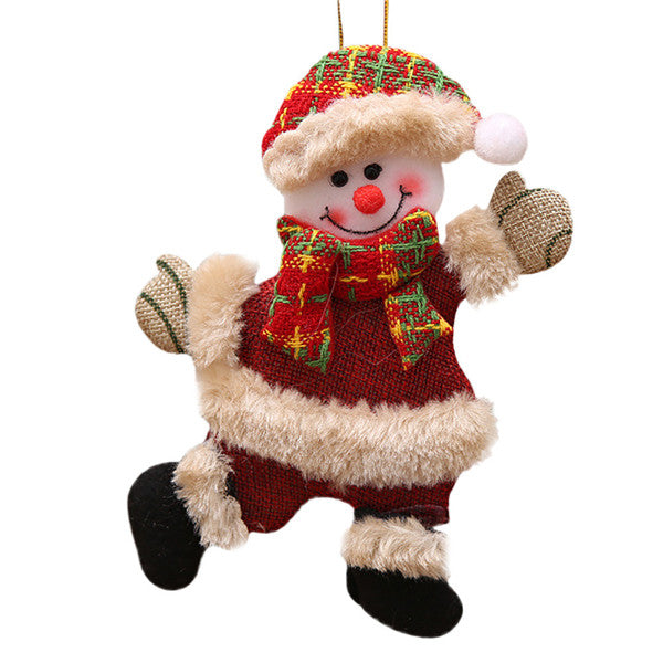 Plush Christmas Ornaments Set for a Cozy Tree Display
