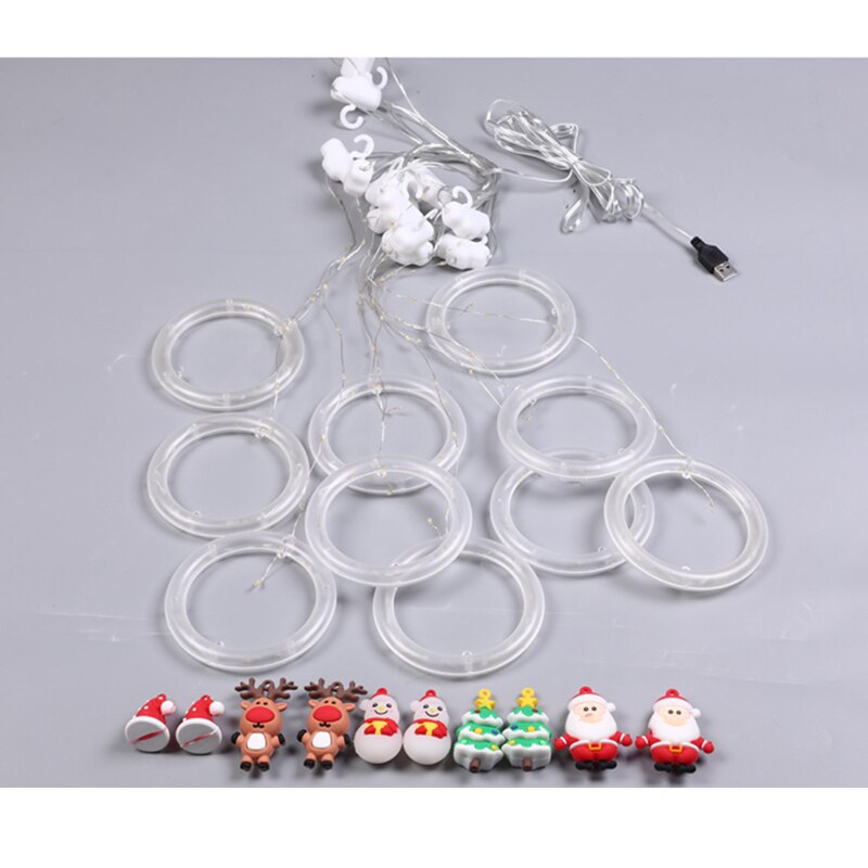 Christmas Curtain Lights With Warm White Festive Glow