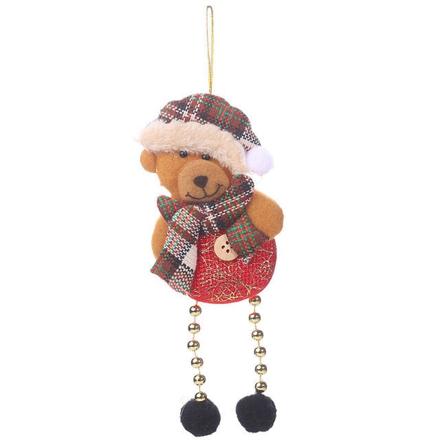 Christmas Plush Ornaments for Warm Festive Tree Charm