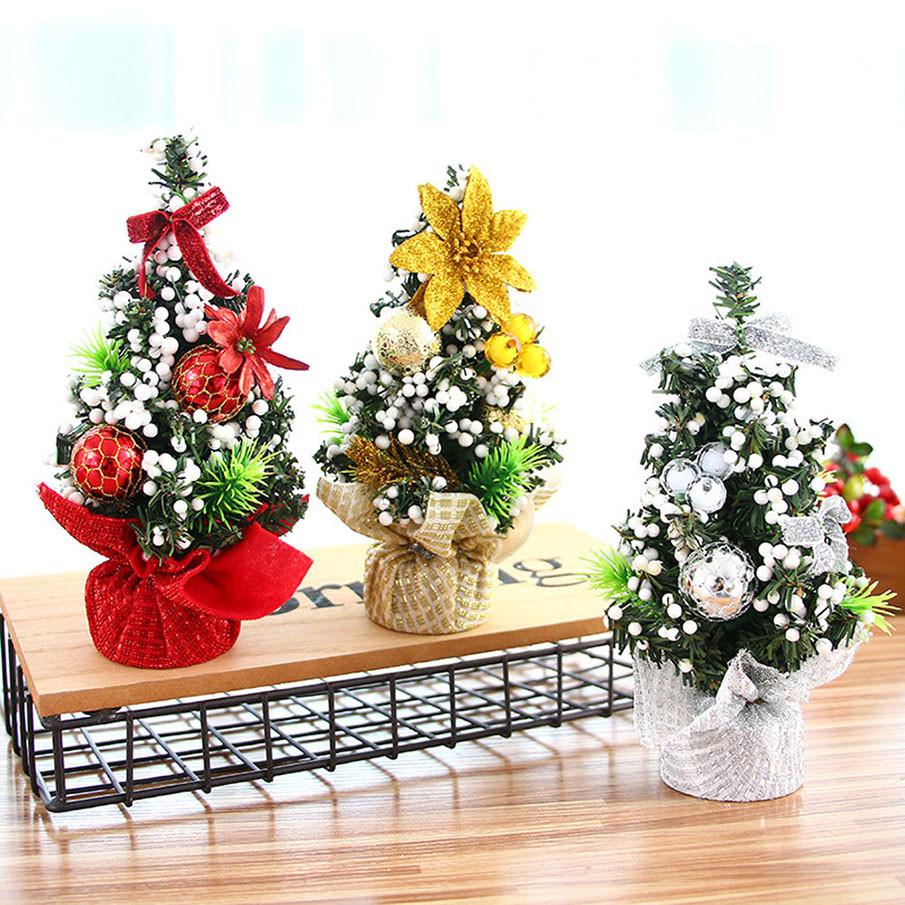 Mini Christmas Tree Decoration for Small Spaces & Desks