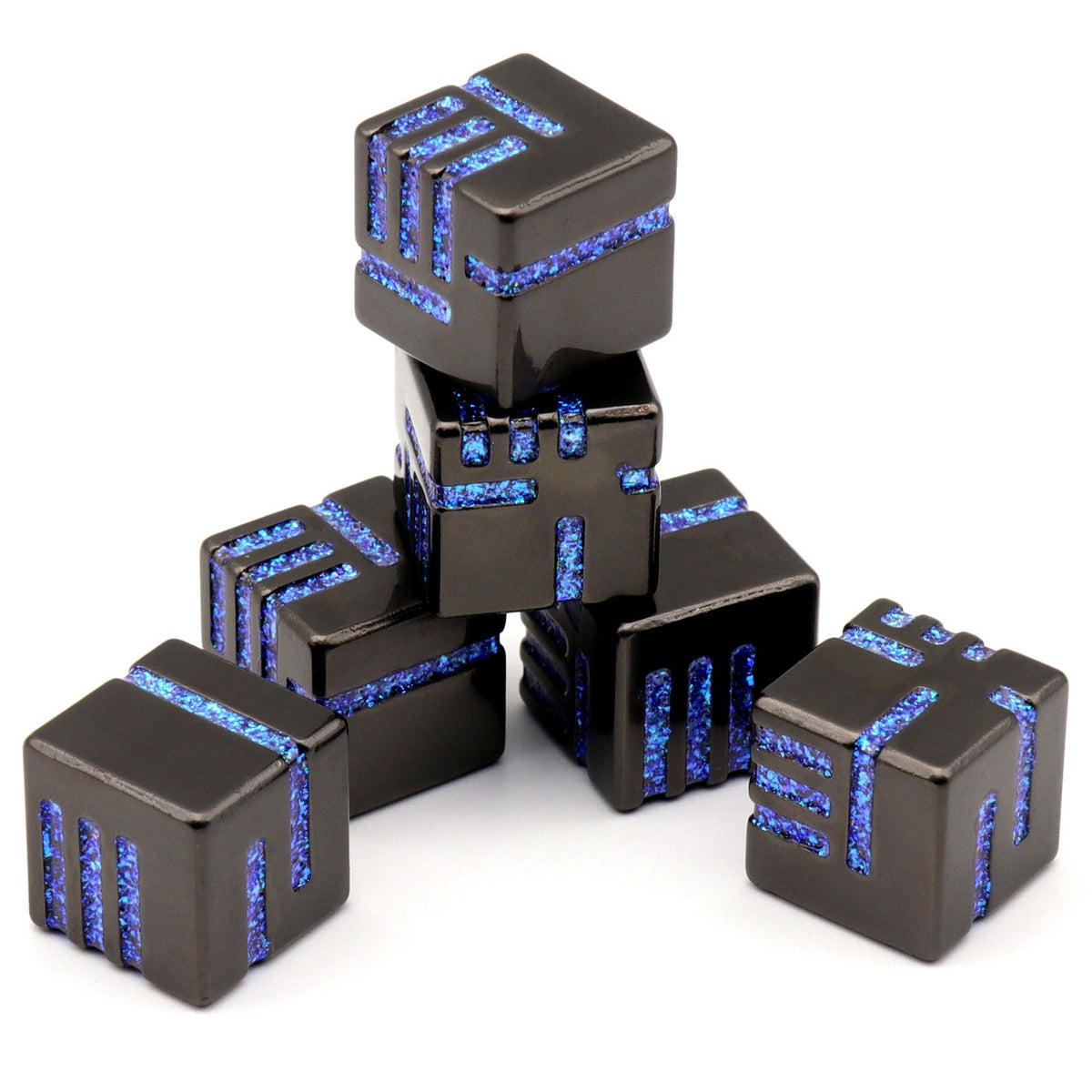 Metal Fantasy Dice Props for D&D Tabletop Displays