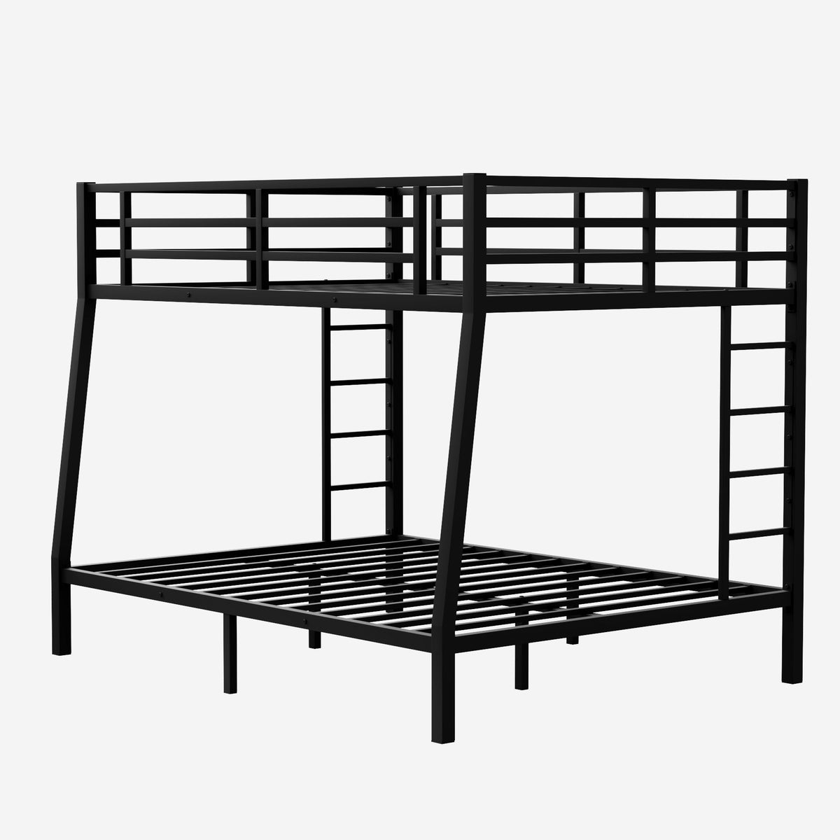 Full XL over Queen Metal Bunk Bed for Teens & Adults