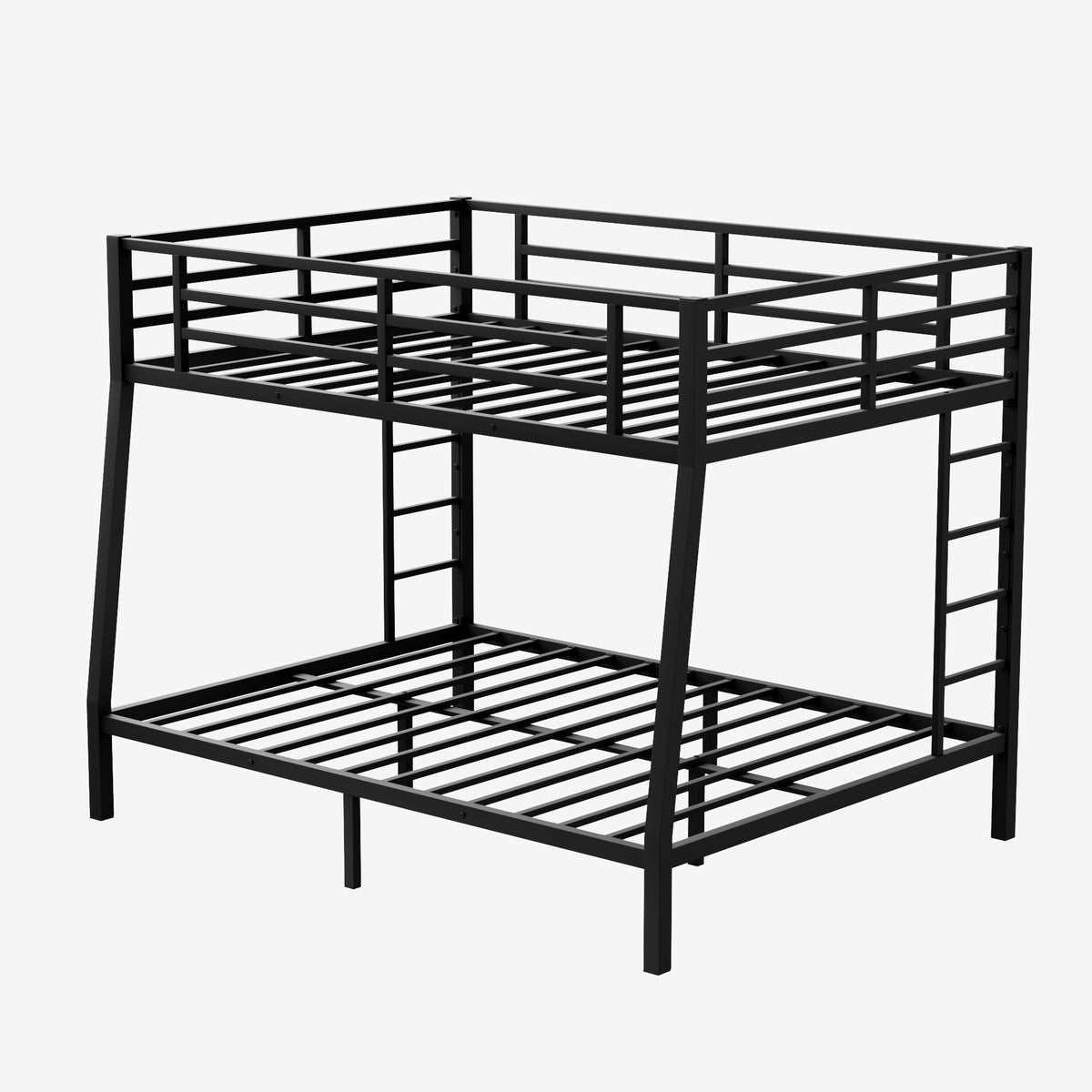 Full XL over Queen Metal Bunk Bed for Teens & Adults