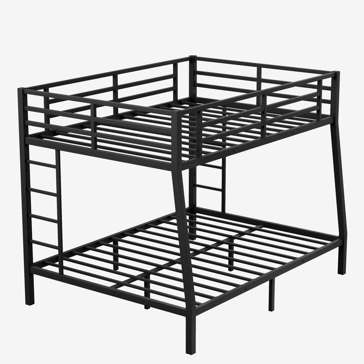 Full XL over Queen Metal Bunk Bed for Teens & Adults