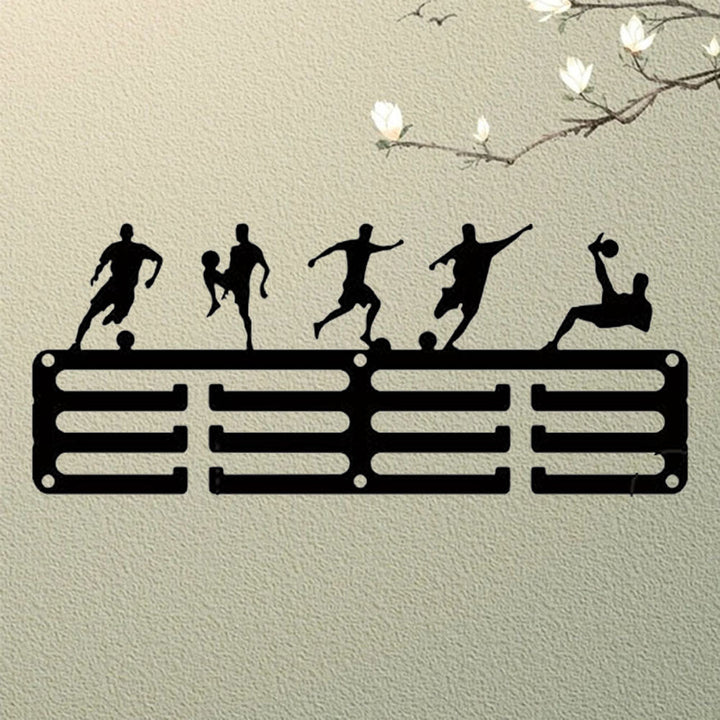 Sports Medal Display Wall Decor | Metal Hanging Rack