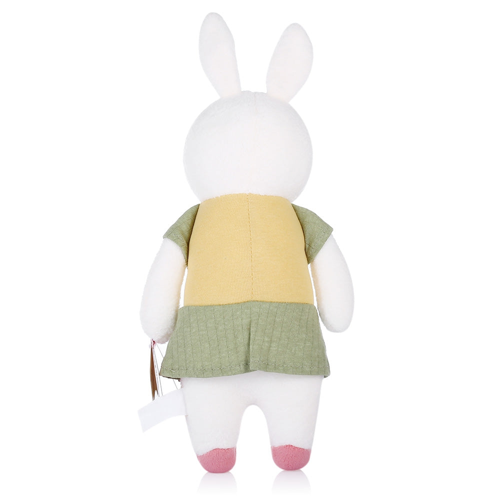 Rabbit Plush Doll With Cozy Pastel Outfits for Gifting