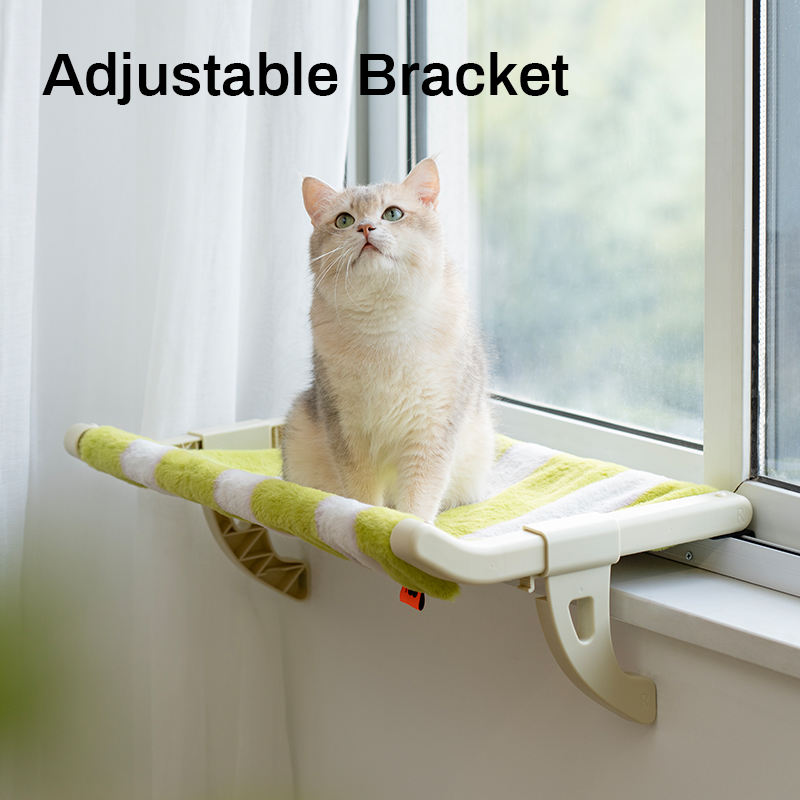 Cat Window Hammock with Adjustable Clamping Brackets