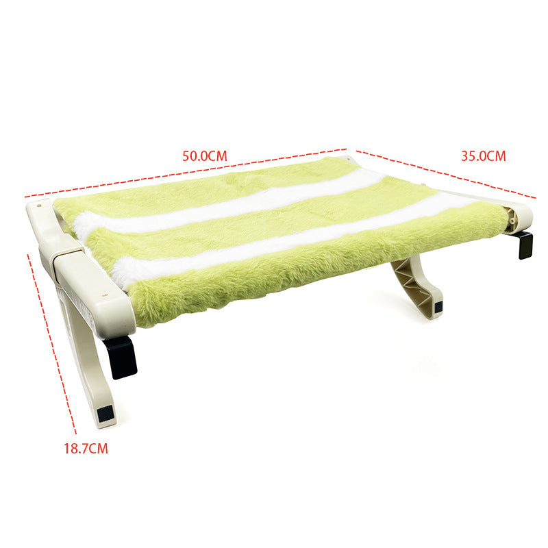 Cat Window Hammock with Adjustable Clamping Brackets