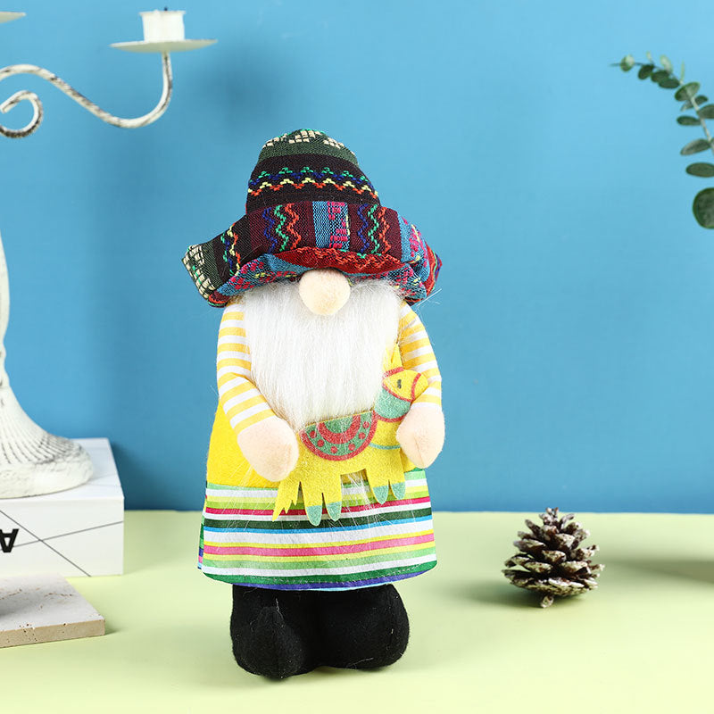 Mexican Carnival Gnome Decor for Colorful Displays