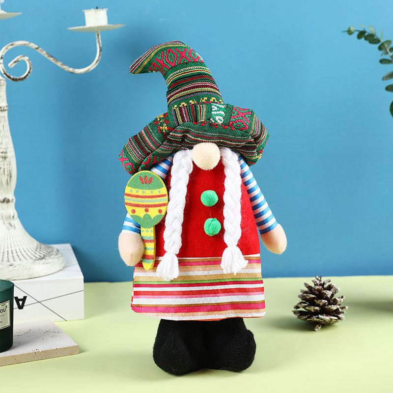 Mexican Carnival Gnome Decor for Colorful Displays