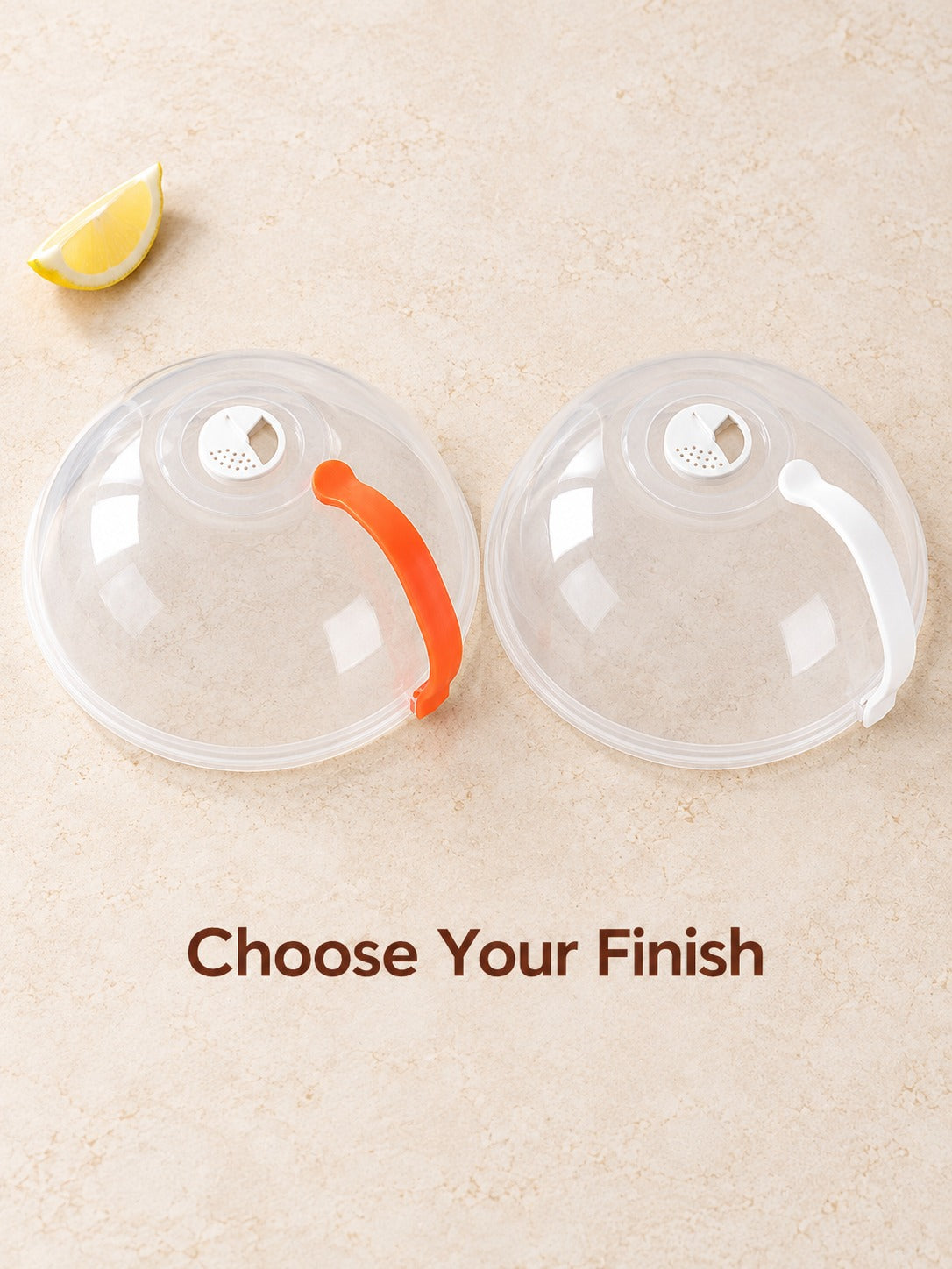 Microwave Splatter Cover with Steam Vent, Large Round
