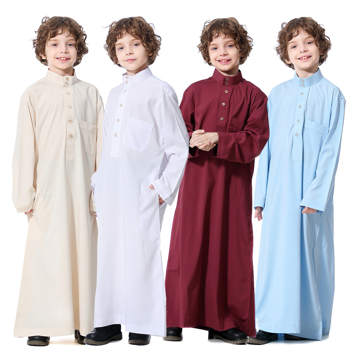 Boys’ Traditional Robe for Modest Formal Occasions