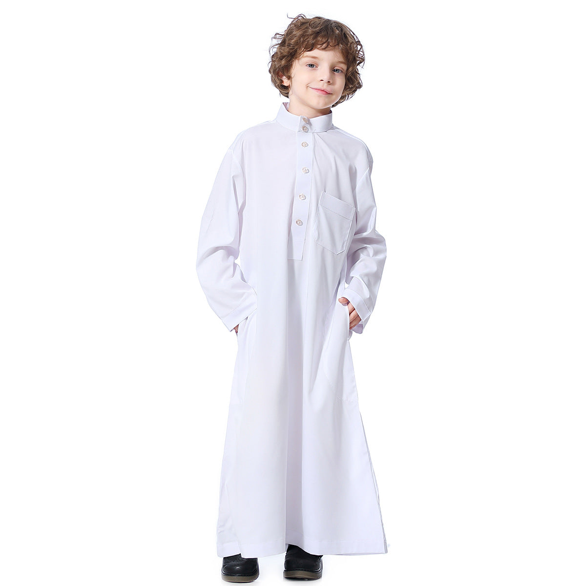 Boys’ Traditional Robe for Modest Formal Occasions