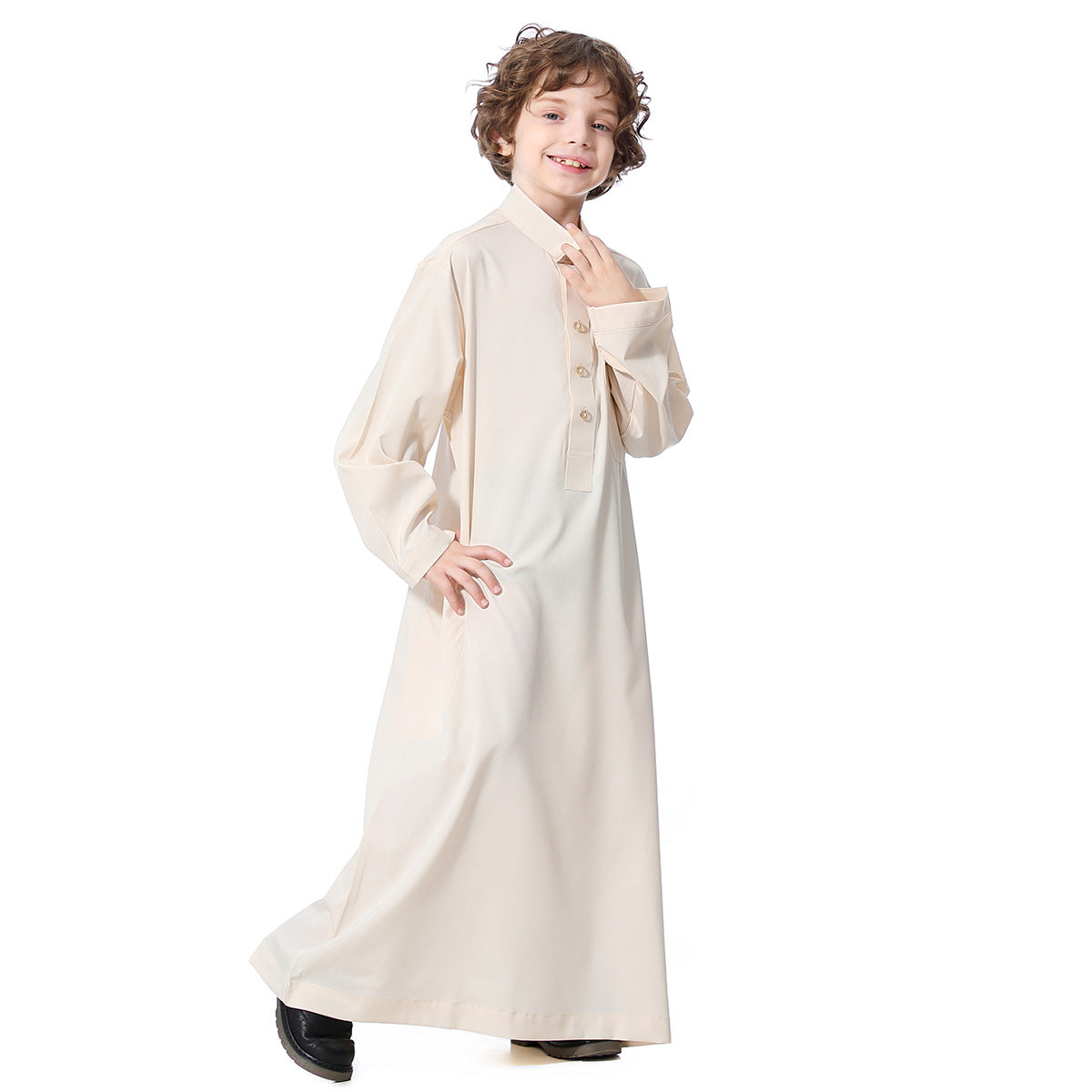 Boys’ Traditional Robe for Modest Formal Occasions