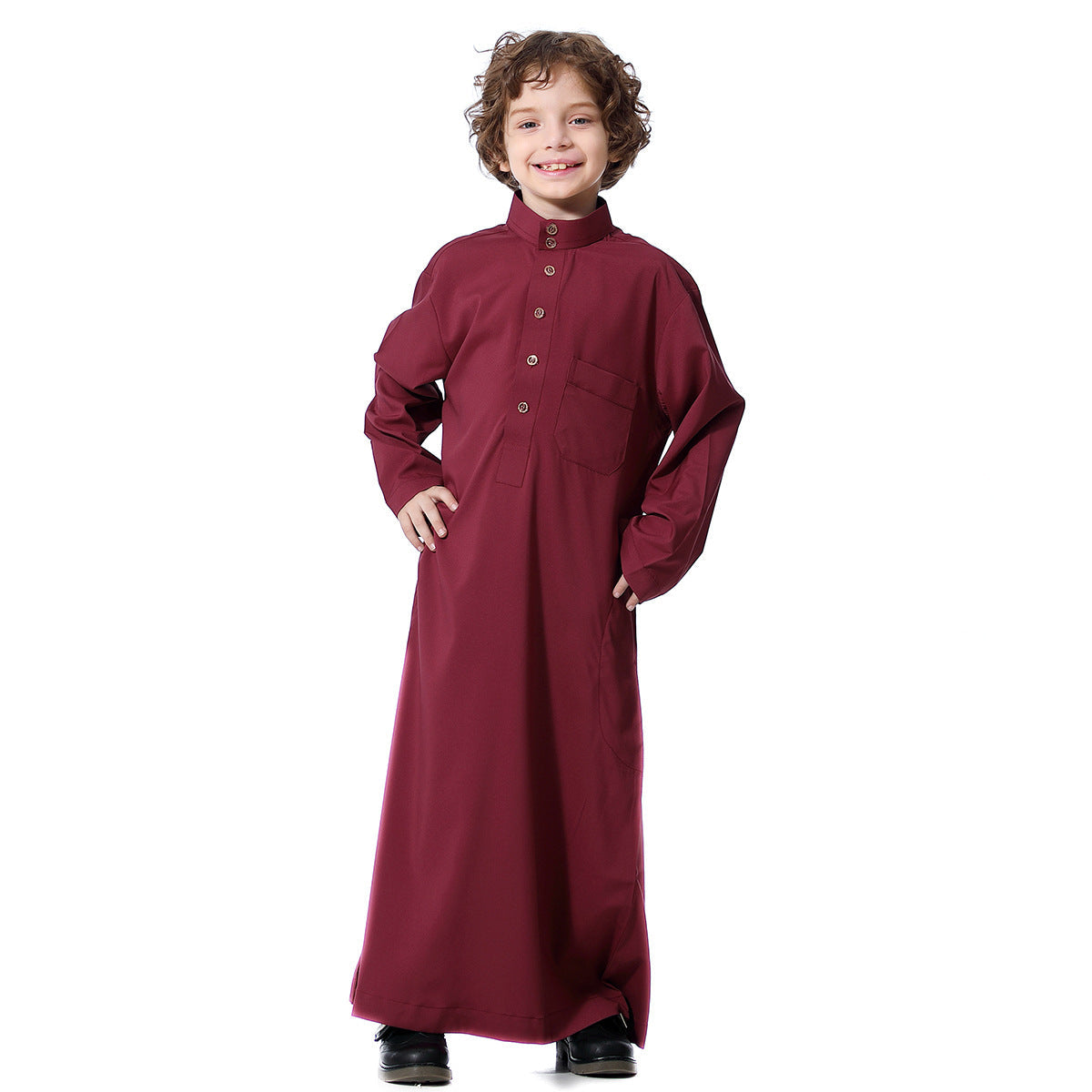 Boys’ Traditional Robe for Modest Formal Occasions