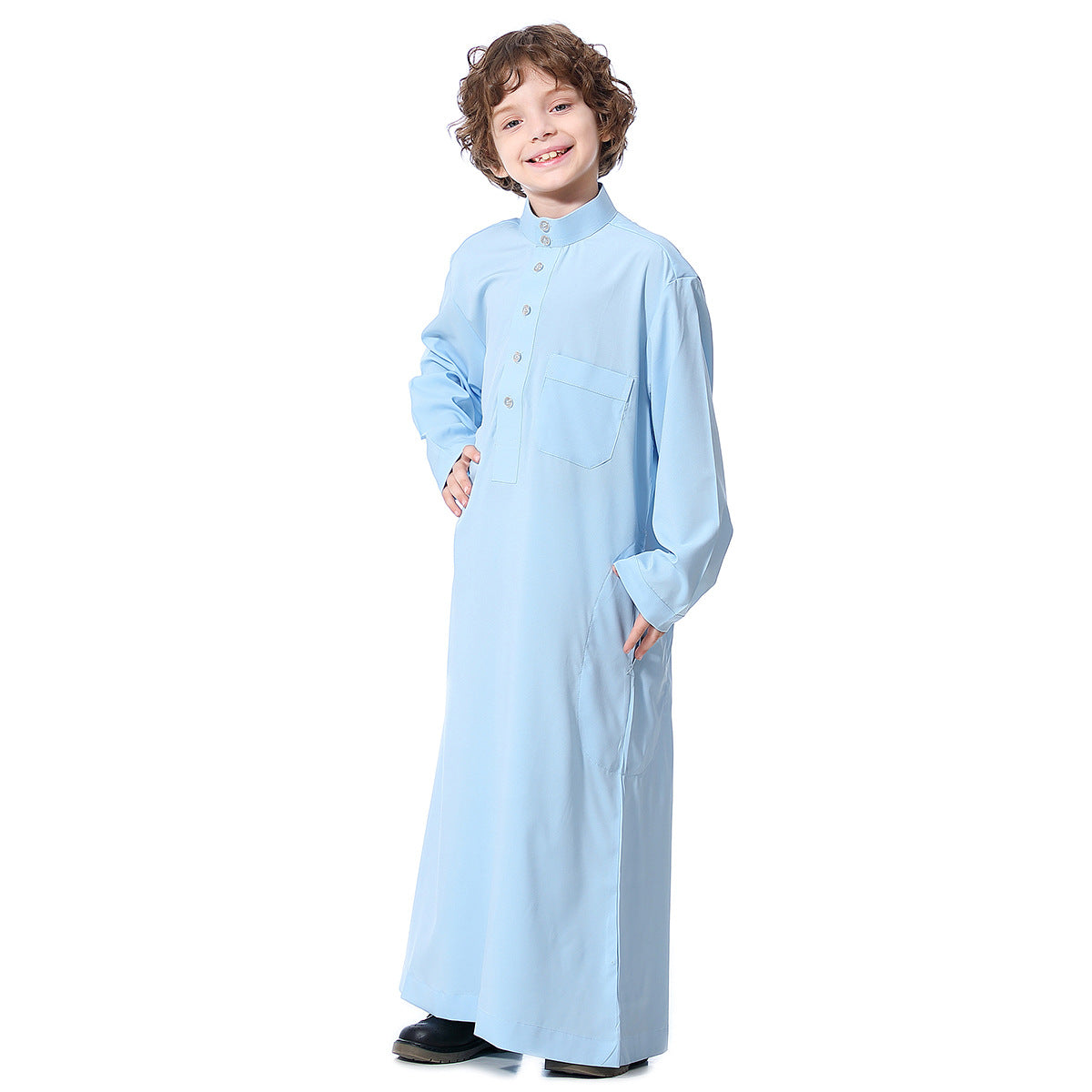 Boys’ Traditional Robe for Modest Formal Occasions