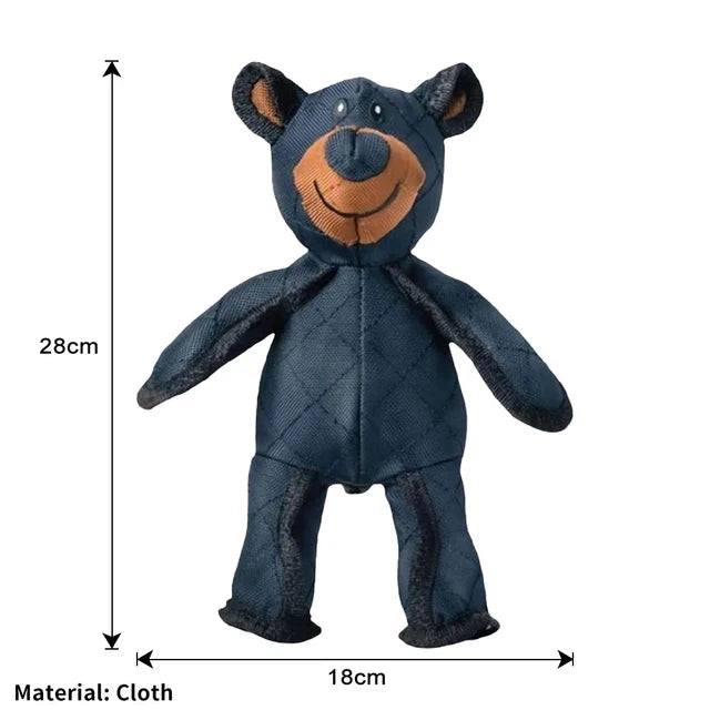 Interactive Plush Dog Toy for Chewing, Tugging & Play