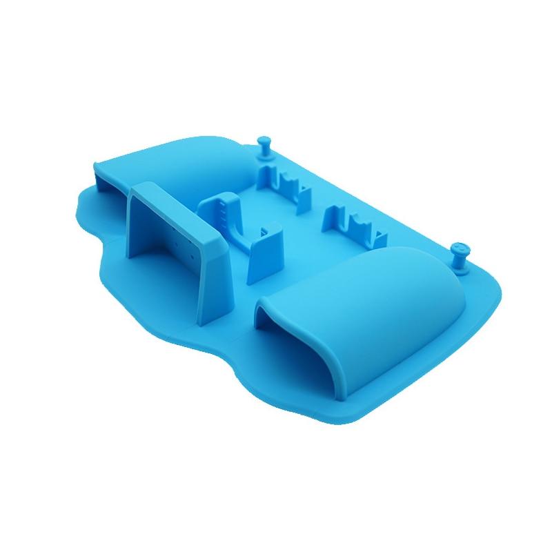 Wall Mount Silicone Toothbrush Holder, No Drilling Needed
