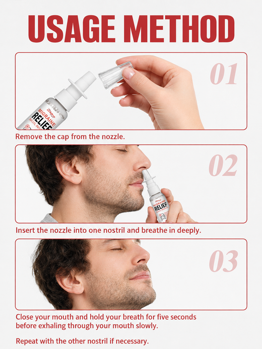Nasal Inhaler for Migraines – Fast Relief Without Drowsiness