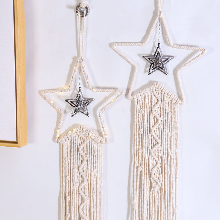 Macramé Star Wall Hangings for Cozy Bohemian Decor