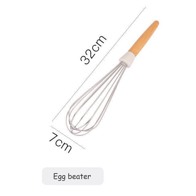 Non-Stick Silicone Cooking Utensil Set With Storage Tube