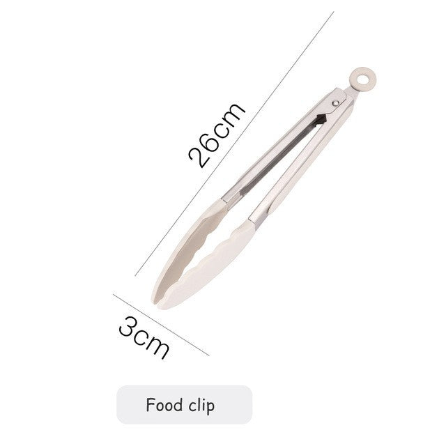 Non-Stick Silicone Cooking Utensil Set With Storage Tube