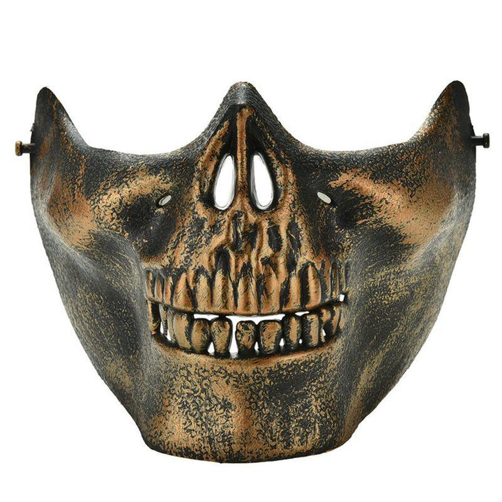 Skull Halloween Mask – Dramatic Half-Face Costume