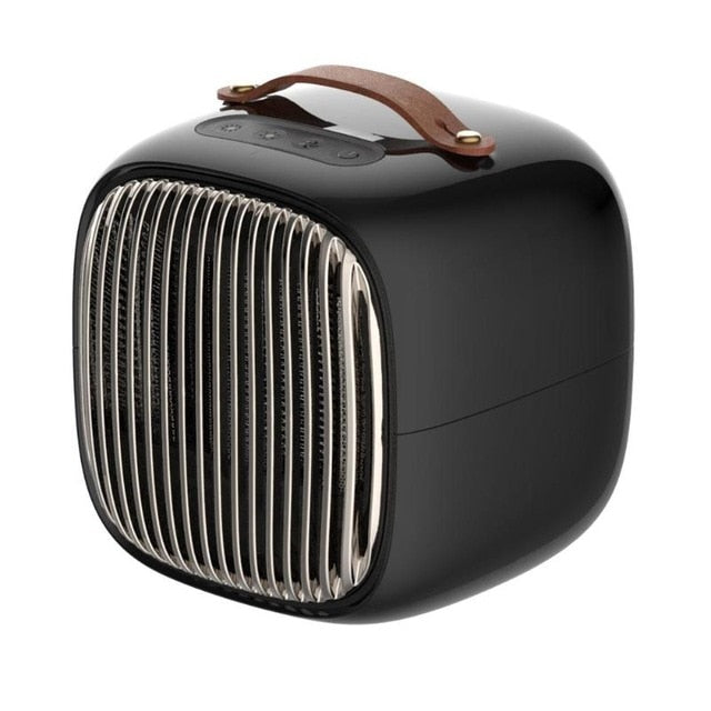 Compact 800W Ceramic Space Heater for Desk & Bedroom