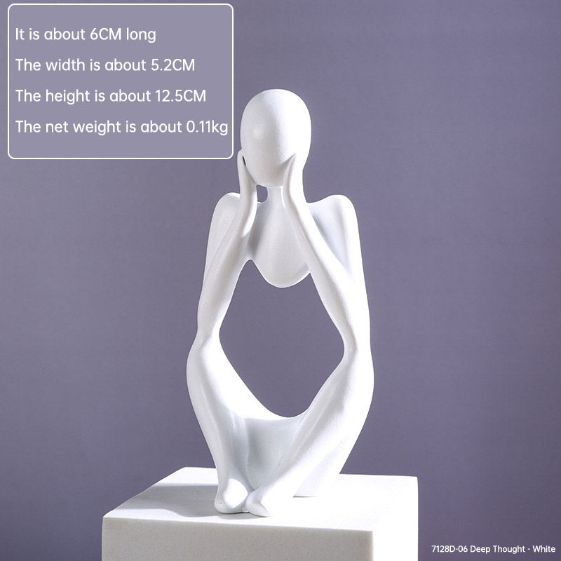 Abstract Resin Sculpture for Modern Home Elegance Decor