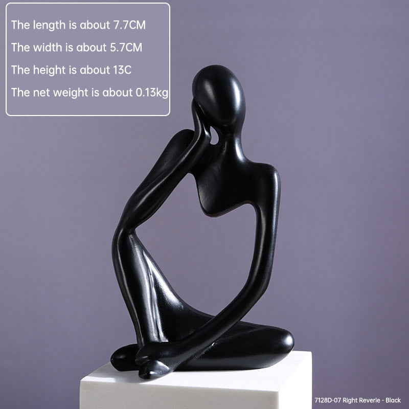 Abstract Resin Sculpture for Modern Home Elegance Decor