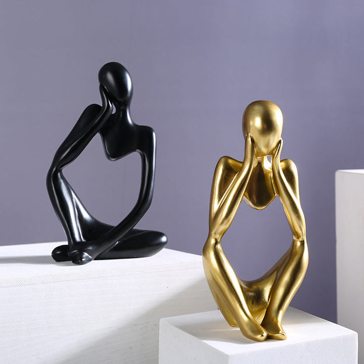 Abstract Resin Sculpture for Modern Home Elegance Decor