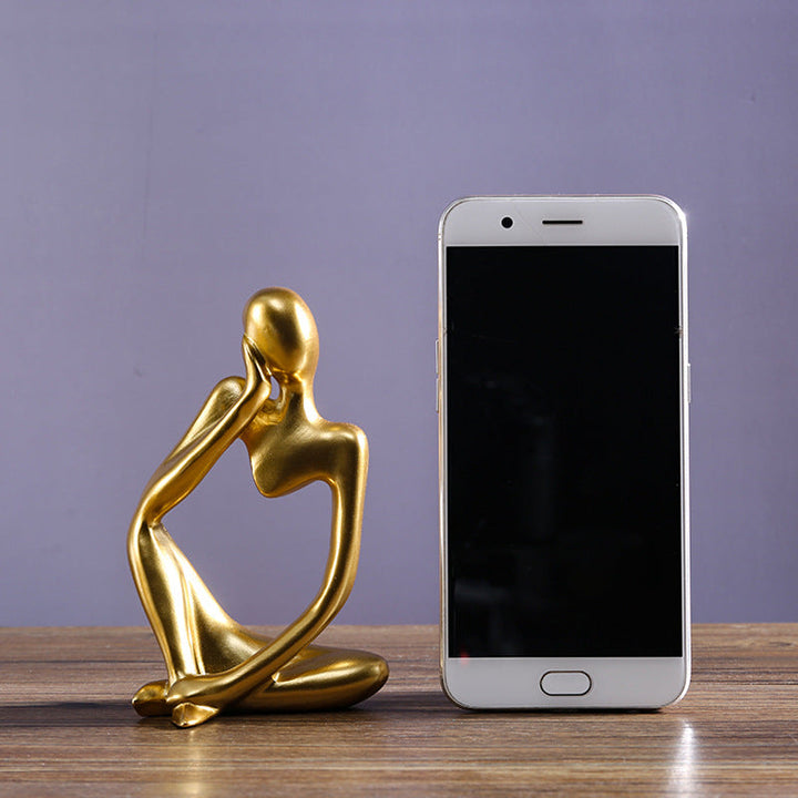 Abstract Resin Sculpture for Modern Home Elegance Decor