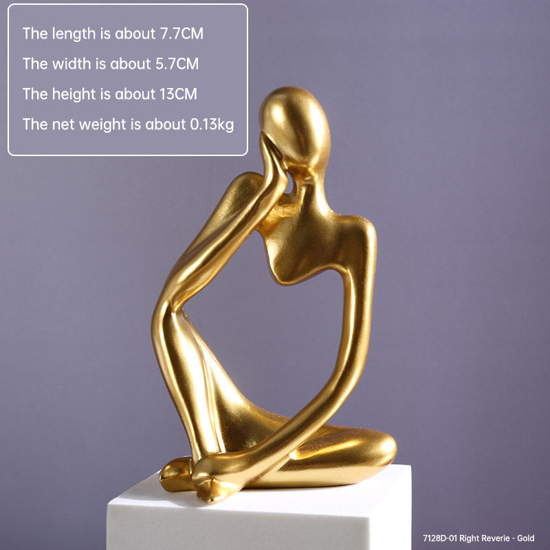 Abstract Resin Sculpture for Modern Home Elegance Decor
