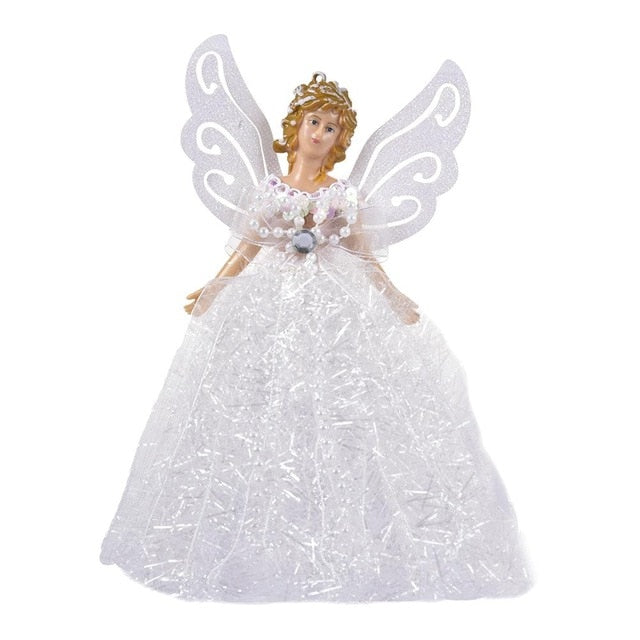 Angel Christmas Tree Ornament for Elegant Holiday Sparkle