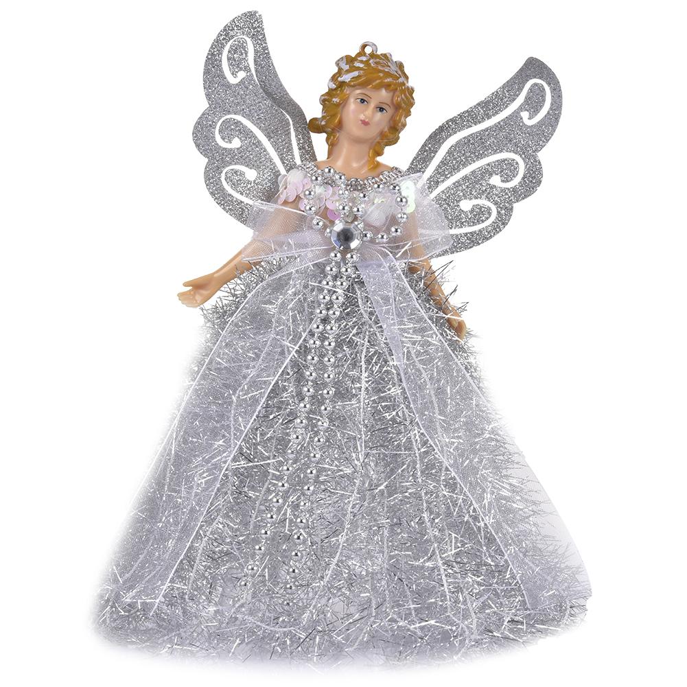Angel Christmas Tree Ornament for Elegant Holiday Sparkle