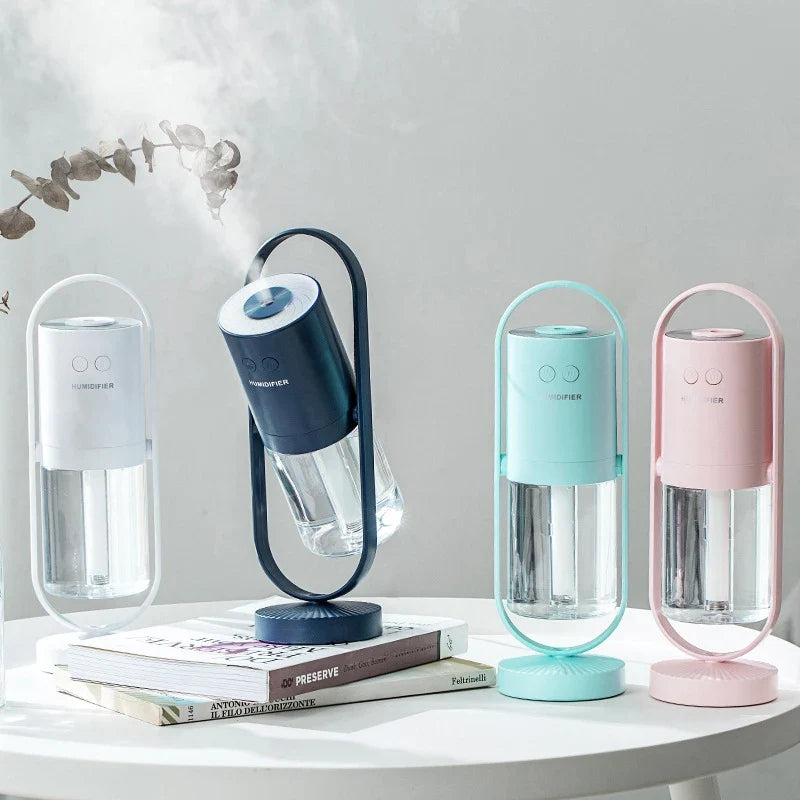 Bedroom Humidifier Night Light With Tilting Mist Nozzle