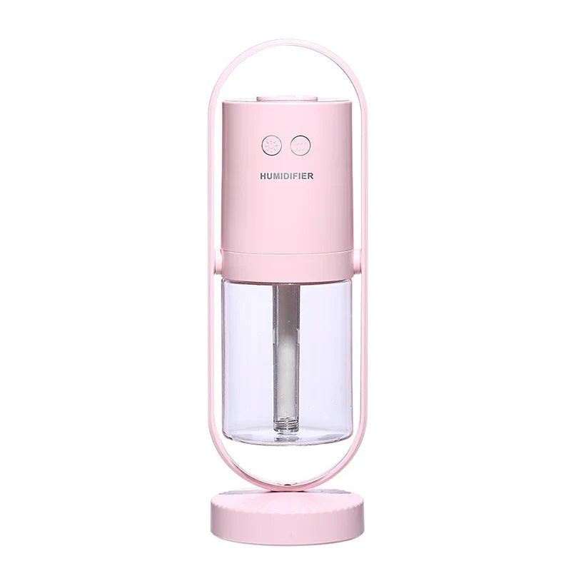 Bedroom Humidifier Night Light With Tilting Mist Nozzle