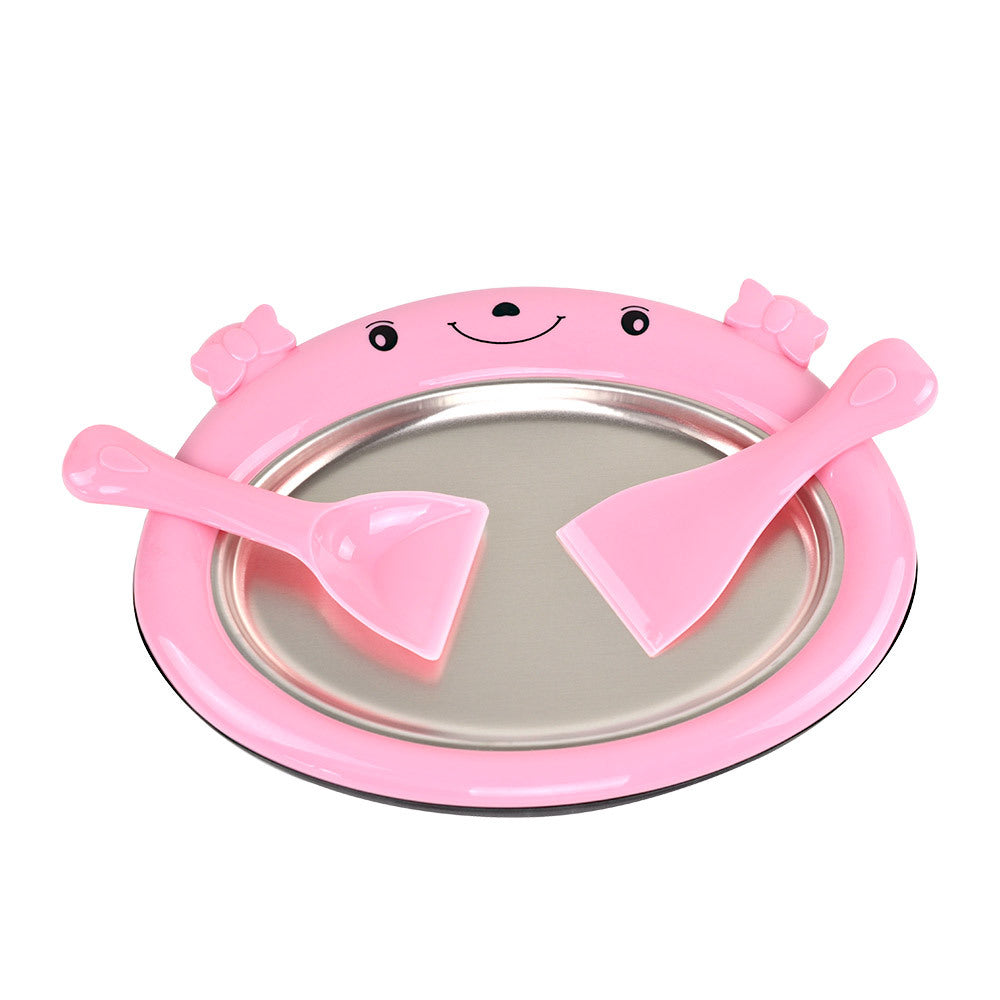 Rolled Ice Cream Maker Plate for Kids, No Electricity