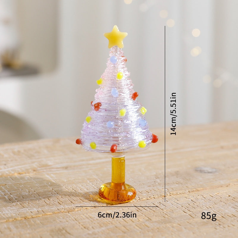 Mini Christmas Tree Decor for Colorful Holiday Displays