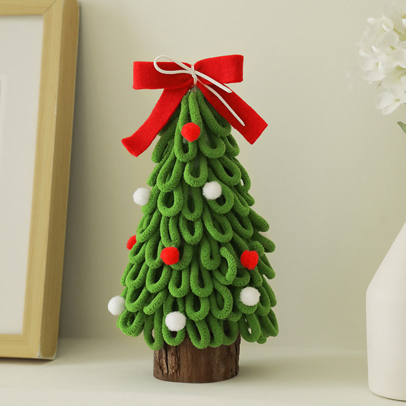 Mini Christmas Tree Craft Kit for Festive Desk Decor