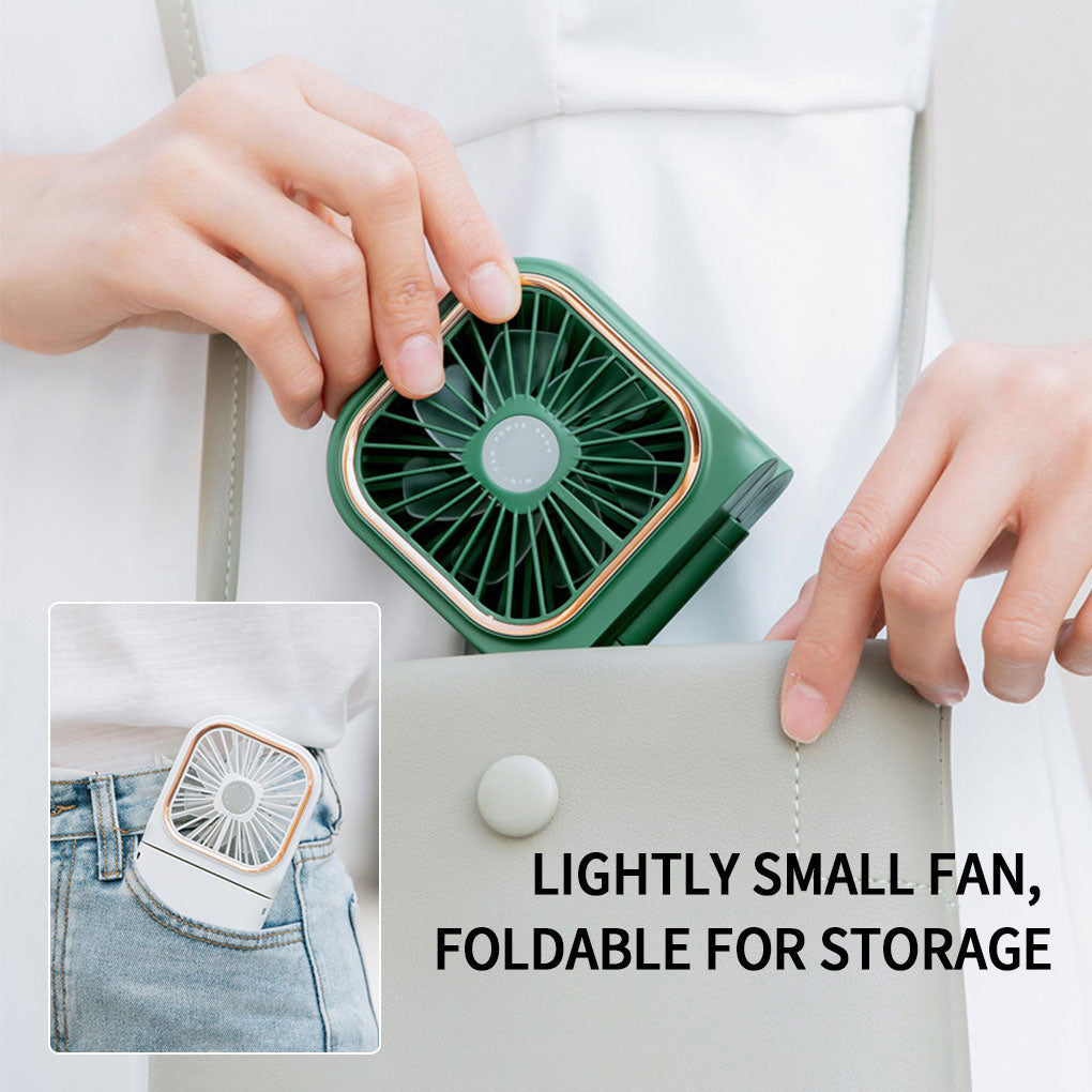 Neck Hanging Fan: Hands-Free Foldable Cooling