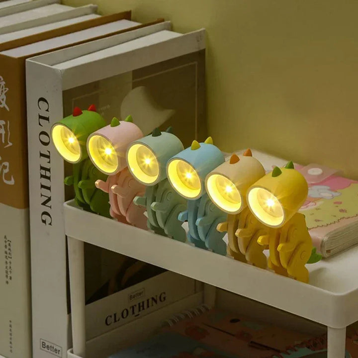 Dinosaur Night Light for Kids, Battery Bedside Lamp