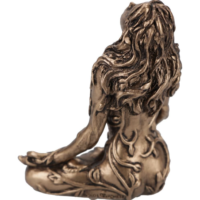 Mini Gaia Meditation Statue for Earthy Calm Home Decor