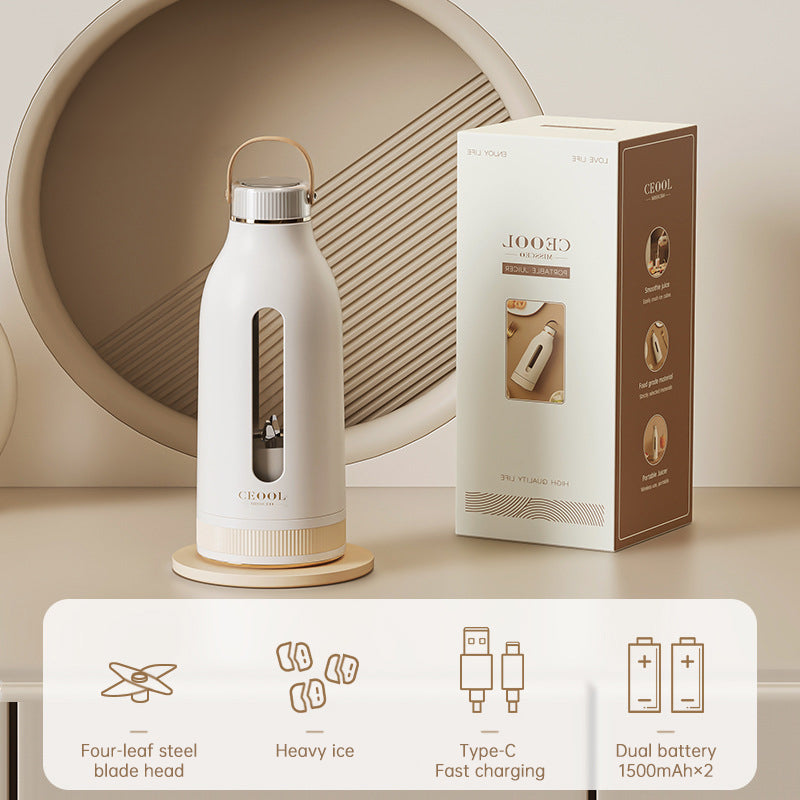 Cordless Portable Blender Bottle for Ice & Smoothies