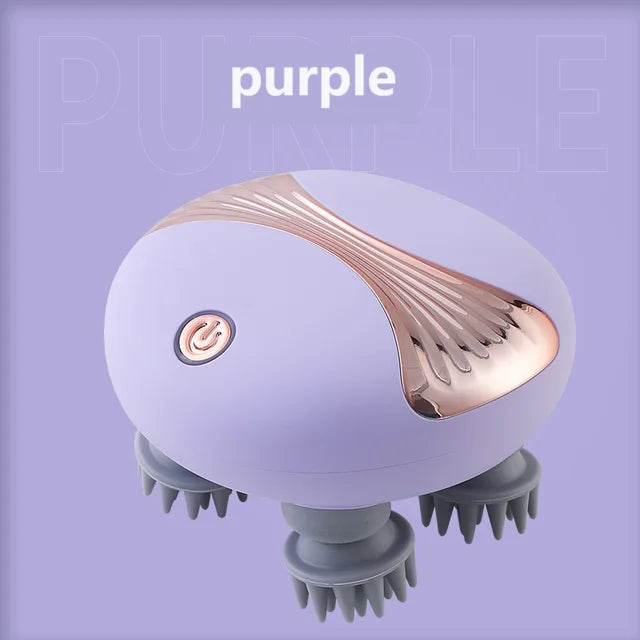 Handheld Scalp Massager With Red Light for Relaxation