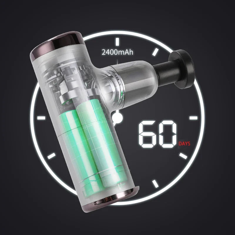 Mini Massage Gun for Sore Muscles, Quiet & Portable