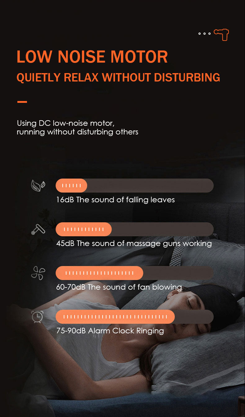 Mini Fascia Gun: Portable Rechargeable Muscle Massager