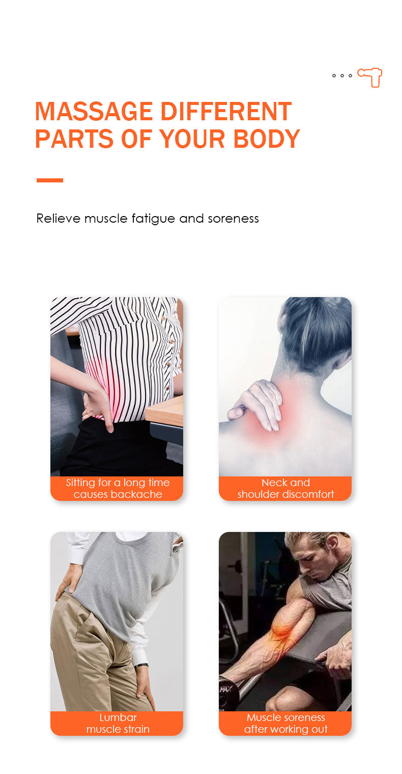 Mini Fascia Gun: Portable Rechargeable Muscle Massager