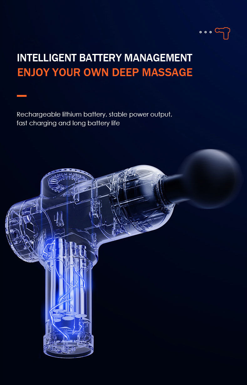 Mini Fascia Gun: Portable Rechargeable Muscle Massager