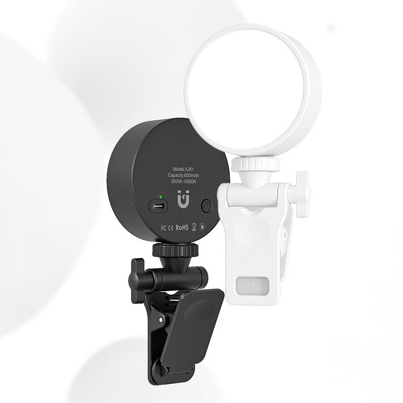 Mini Clip-On LED Fill Light for Selfies & Video Calls
